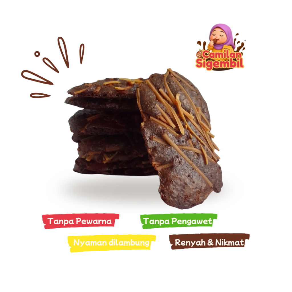 

Brownies Kering Renyah Kekinian – Camilan UMKM HALAL Brownies Talas BERAT 35g