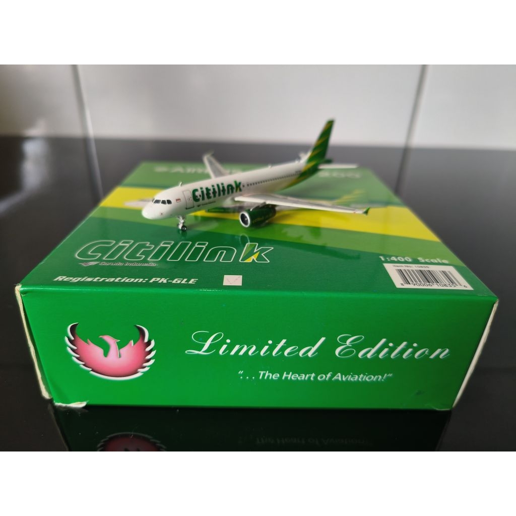 Diecast Citilink Indonesia Airbus A320-200 GLE Phoenix Models 1:400