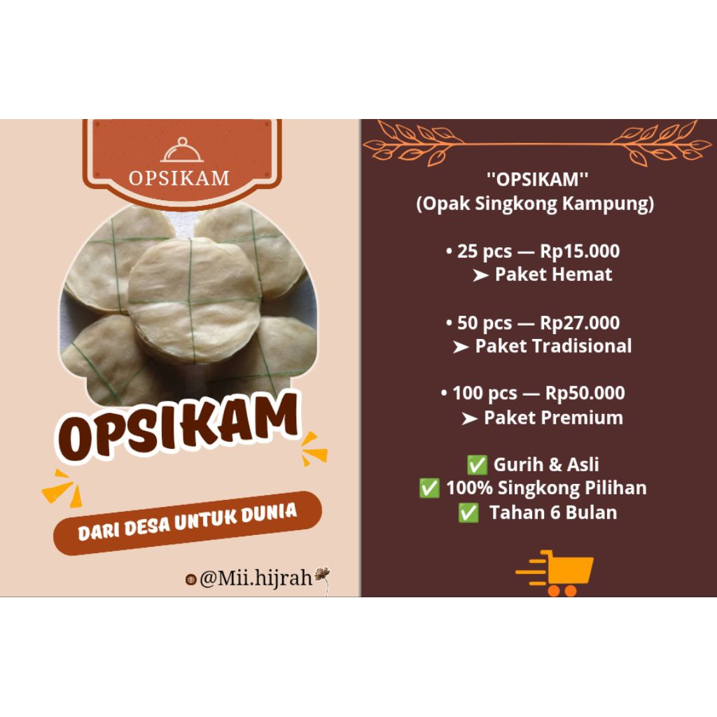 

OPSIKAM"cemilan,gurih,renyah