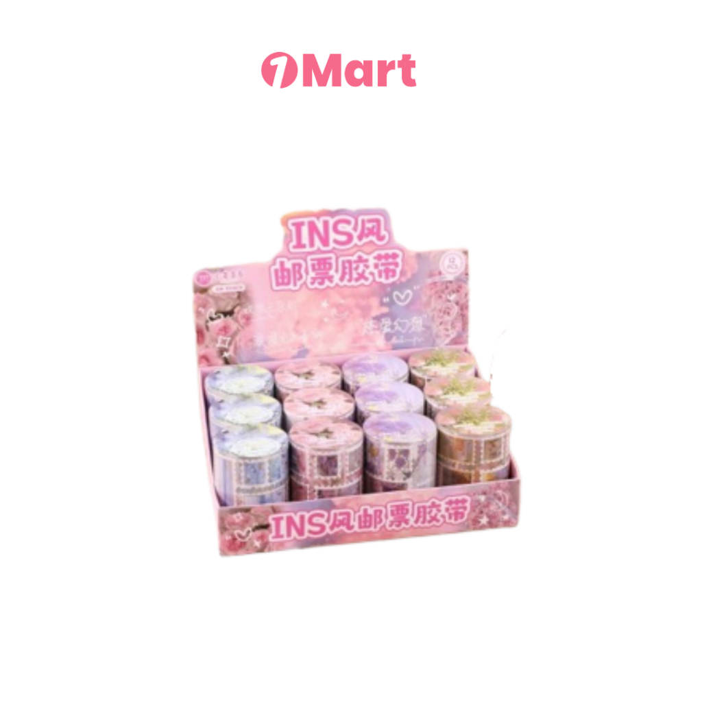 

1MART Washi Tape INS Style Motif Tiket – Decorative Tape Lucu