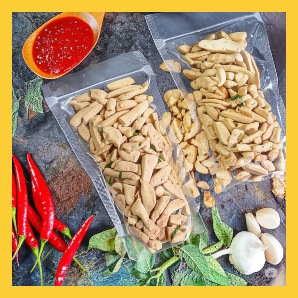 

100GR 250GR CAMILAN CEMILAN SNACK KILOAN BASRENG PEDAS DAUN JERUK DAN ORI
