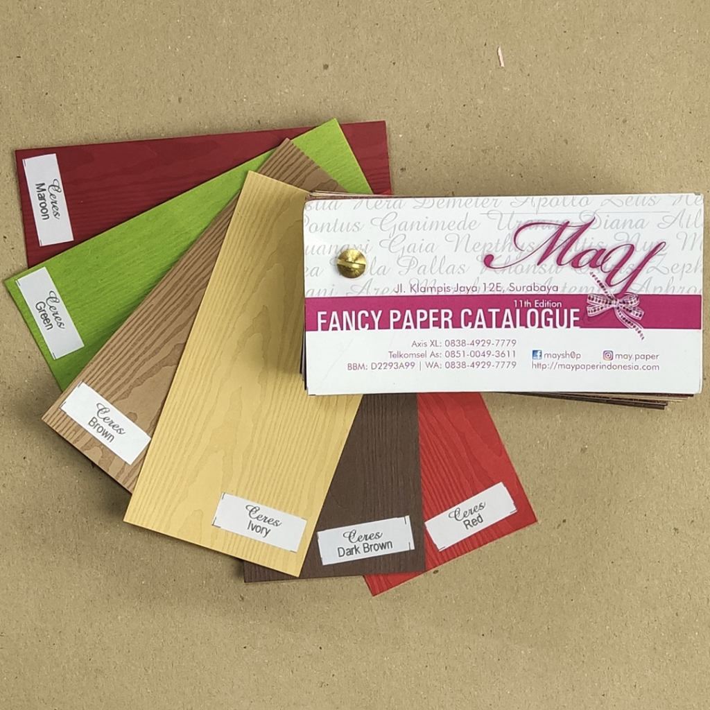 

Fancy Paper Classic DOFF dan Metalik MEWAH Motif Mix Ukuran Plano 109x79cm Ketebalan 120 gsm, 1 sisi (Pluto Orion Jupiter Dione Ceres Myra Metalik Helen Selena Nepthys Glitter Denim Aten Amun)