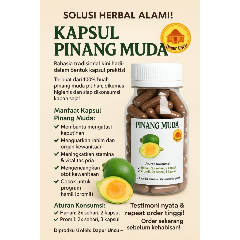 kapsul pinang muda