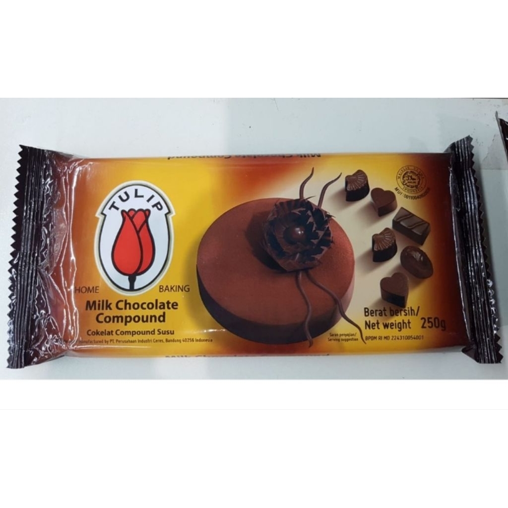 

Coklat Tulip Compound Milk Chocolate 250gr