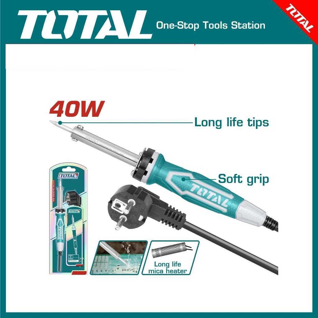 TOTAL Electric Soldering Iron TET1406 Solder Listrik 40W