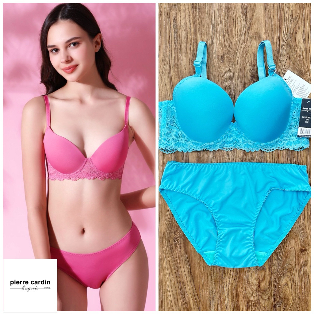 Pierre cardin bra one set panty 707-73653 branded original