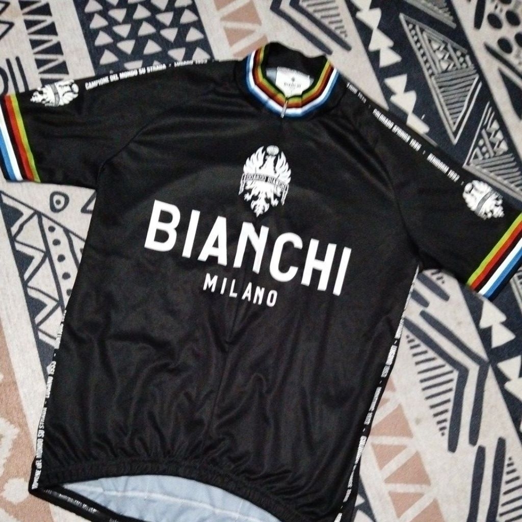 Bianchi Jersey sepeda, roadbike, goes