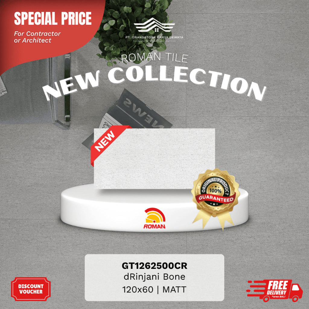 ROMAN GRANITE AGT1262500CR dRinjani Bone 120x60 [GRADE A]