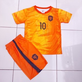 SETELAN BAJU BOLA BELANDA /jersey bola anak timnas belanda/setelan jersey bola nederland/baju bola n