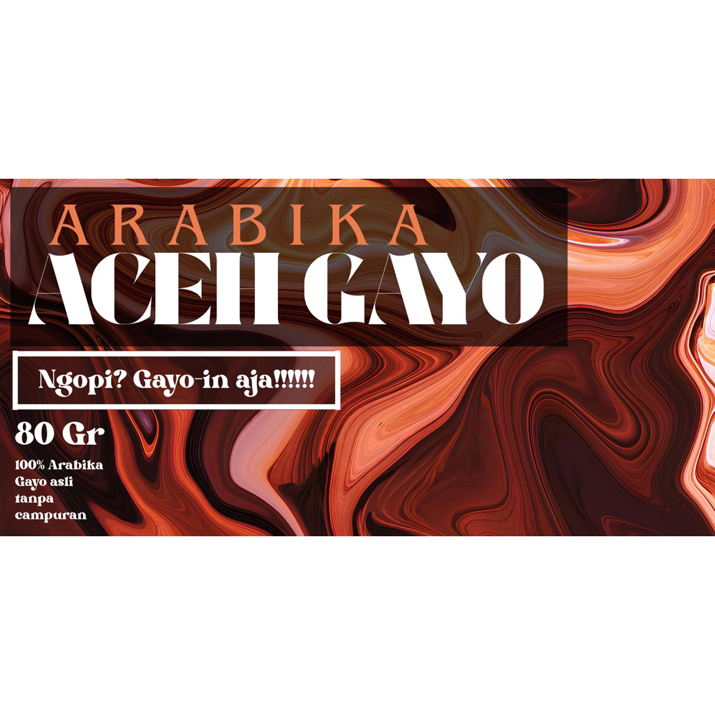 

Arabika Aceh Gayo 80gr