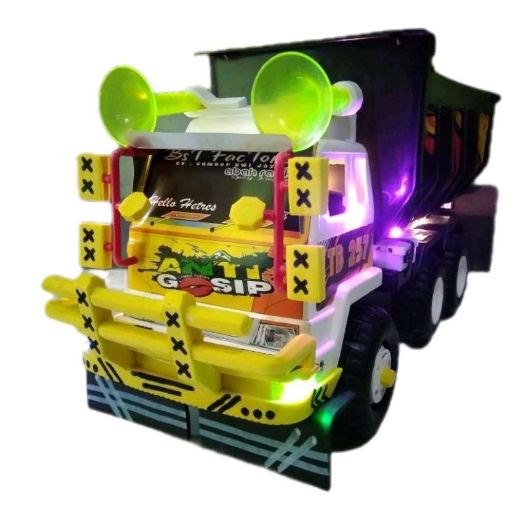 NEW ARIVAL Mainan Anak Mobil Mobilan Truk Angkut Pasir Modif Anti Gosip Terbaru Termuarah Uk 30cm Ba