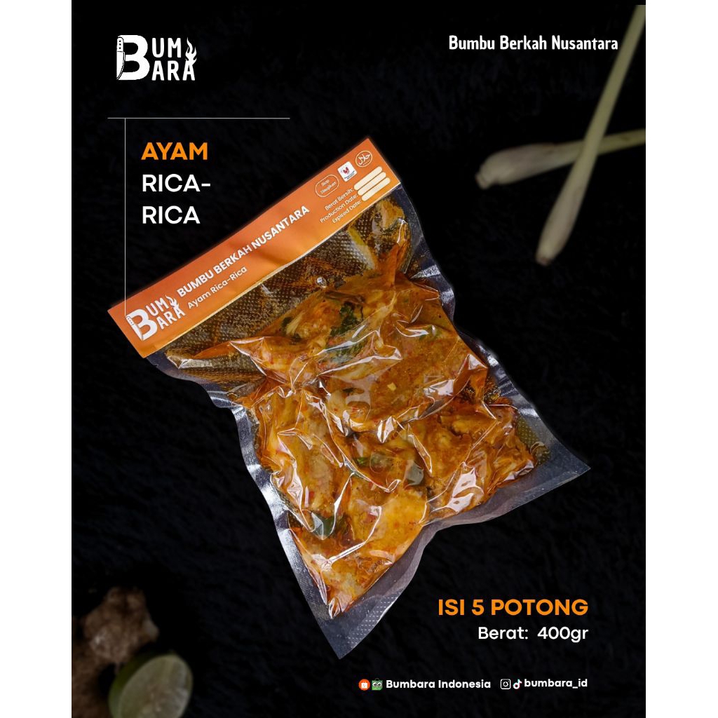 

Ayam Rica-Rica Khas Manado Siap Saji Cukup Dipanaskan