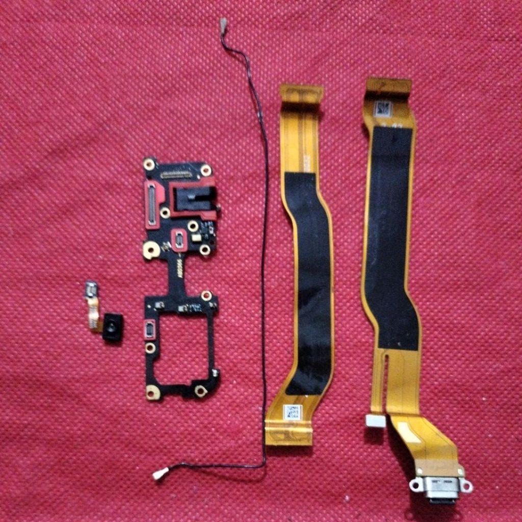 Plexible cas / plexible lcd / board bawah / Fingerprint / kabel antena oppo reno 6 original copotan