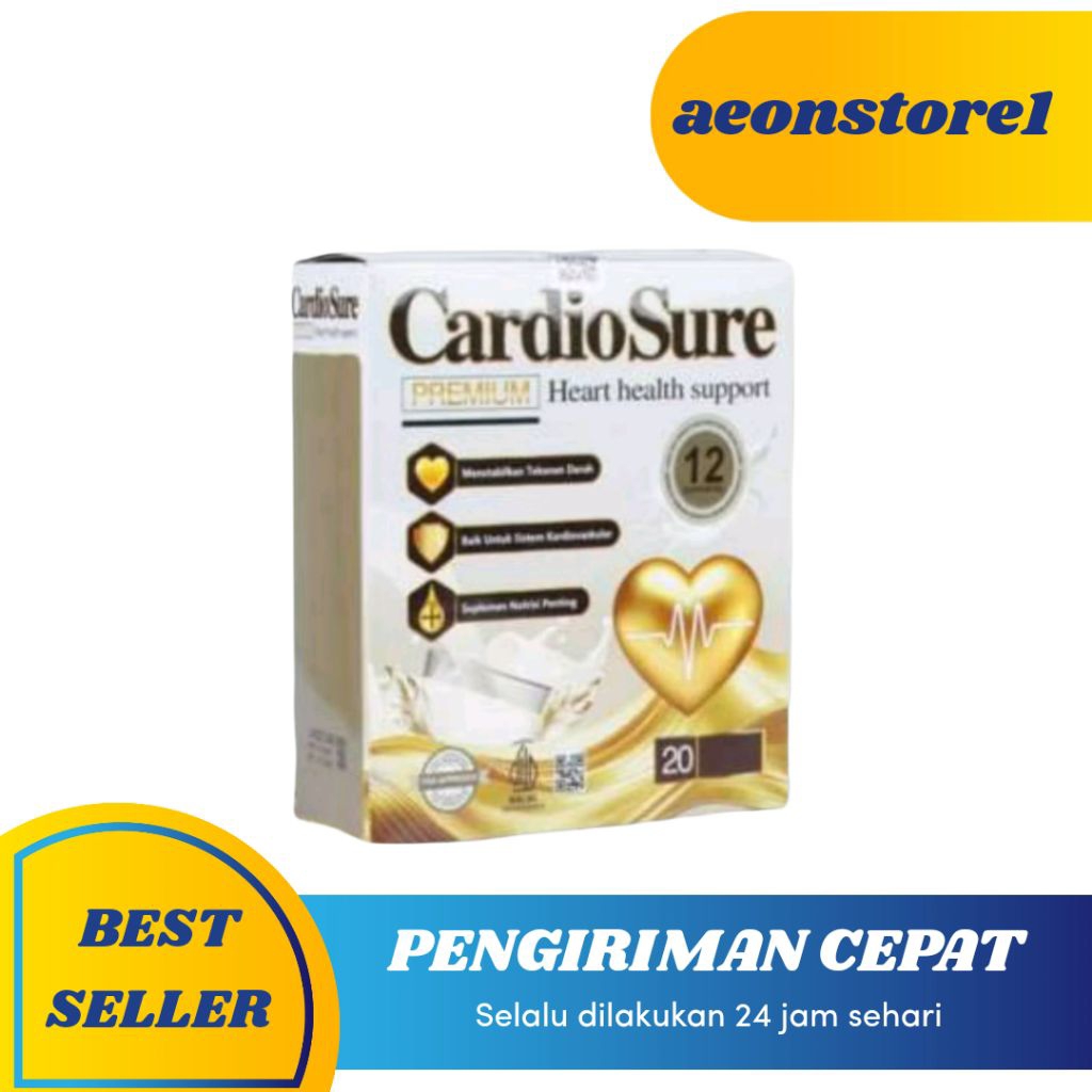 

Cardiosure Mlik Susu Obat Hipertensi Jantung Struk Kolesterol Asam Urat