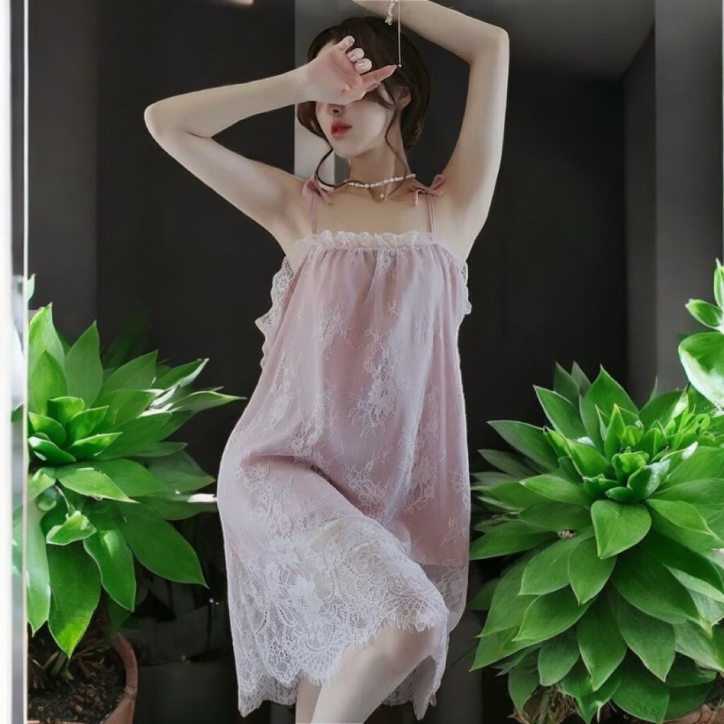 jhon lingerie sexy tali transparan tipis