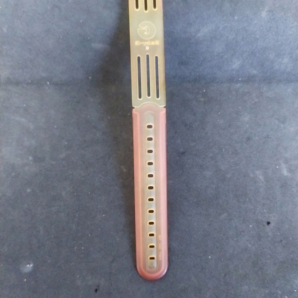 ORIGINAL PART REPLACEMENT STRAP CASIO BABY - G  BG - 370 ( REEF CLEAR ORANGE )