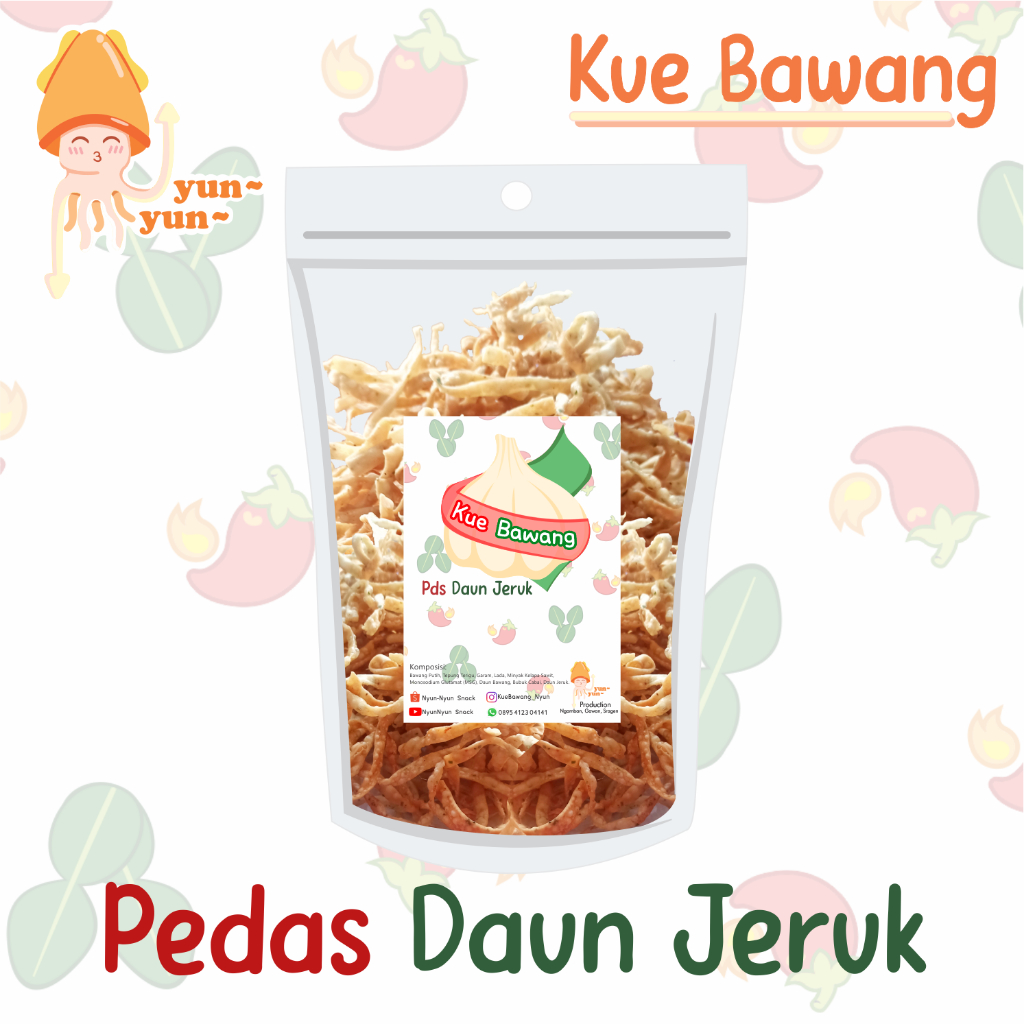 

Rasa Pedas Daun Jeruk - Snack Kue Bawang Nyun-Nyun