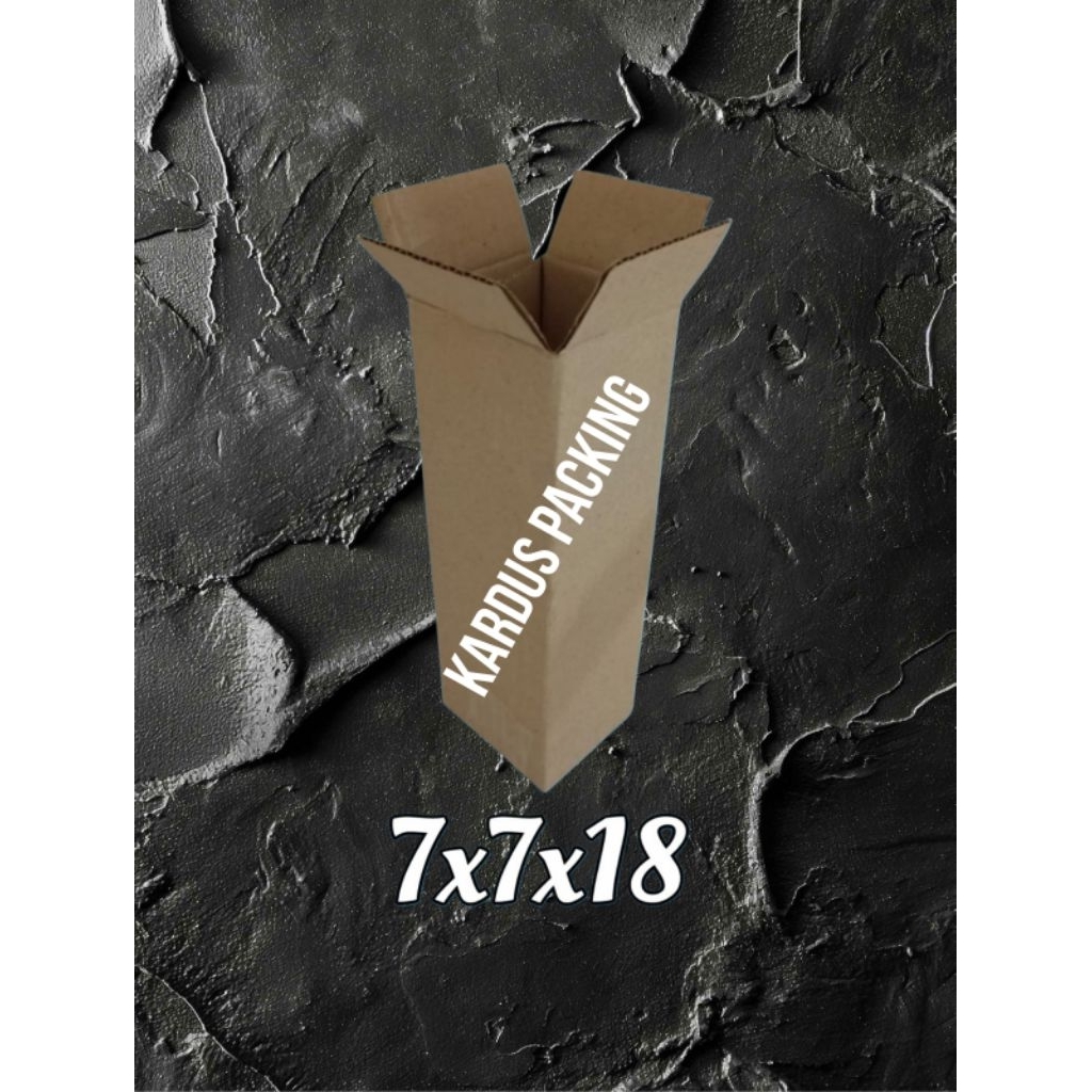 

kardus packing UK 7x7x18 kardus kecil kardus besar..