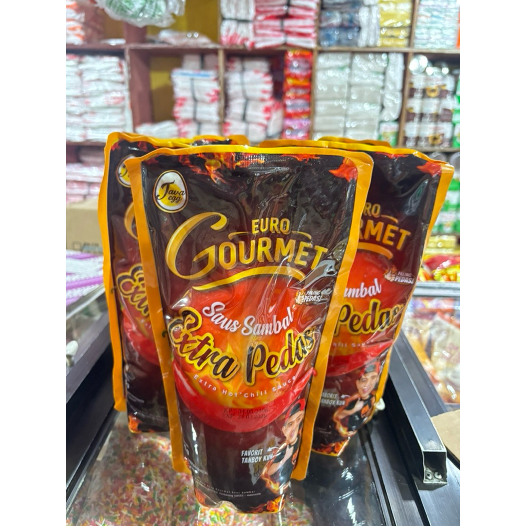 

Euro Gourmet Saus Sambal Extra Pedas 1 KG / Saus Sambal Gourmet Extra Pedas Paling Pedas / Best Seller Saus Sambal Flash Sale / Gourmet Harga Murah Shopee / Gourmet 1000 GRAM MURAH Saos