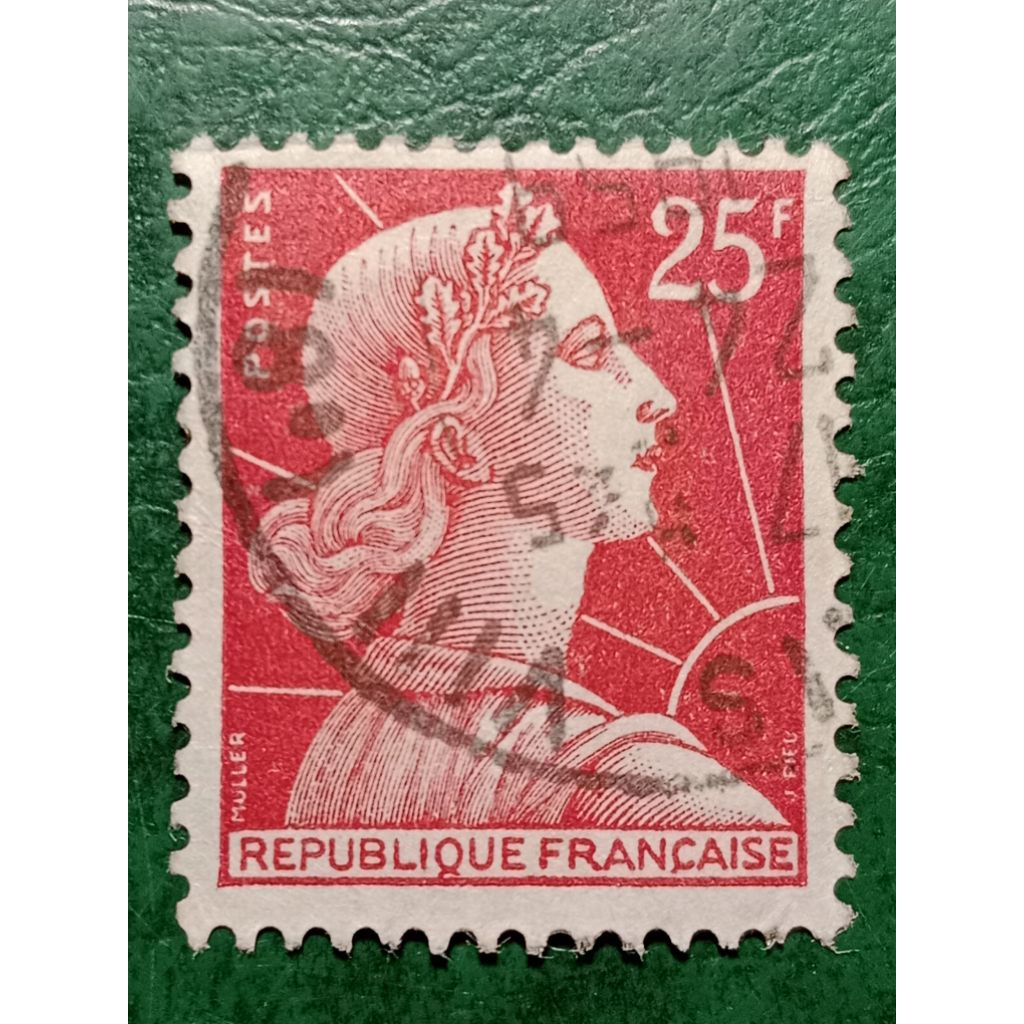 

Prangko Perancis klasik 25 F Tahun 1959