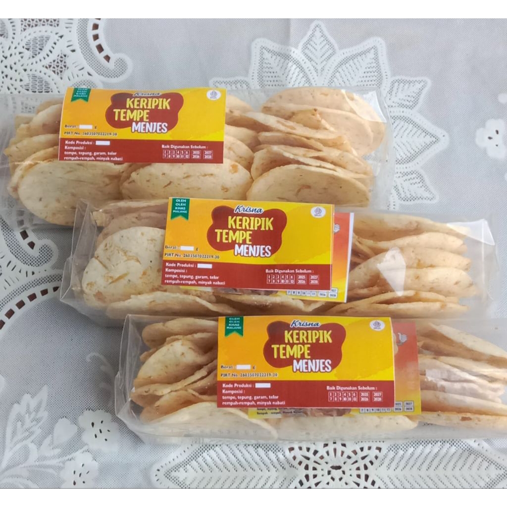 KERIPIK TEMPE MENJES MALANG/OLEH OLEH MALANG
