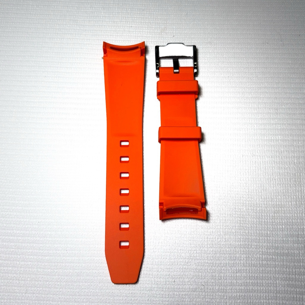 Curved Rubber Strap 22mm Premium Submariner Style