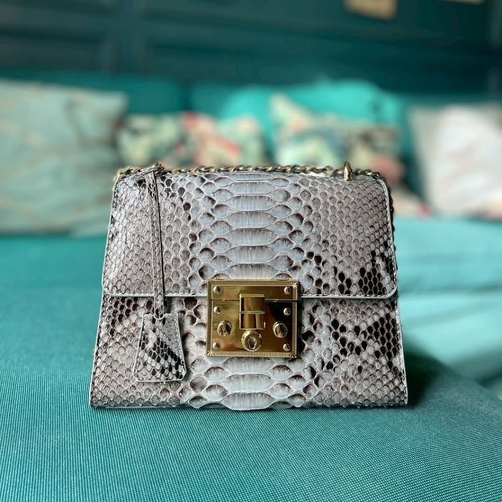 Tas Hana Tas wanita kulit ular asli