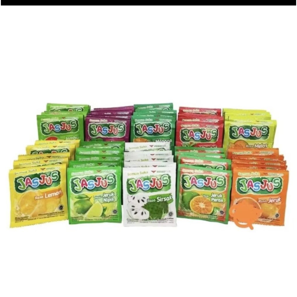 

Jasjus rencengan isi 10 sachet