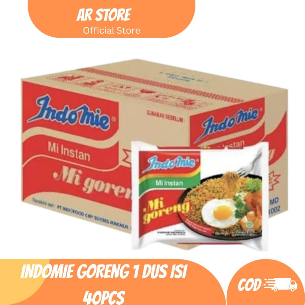 

INDOMIE GORENG 1 DUS ISI 40 PCS