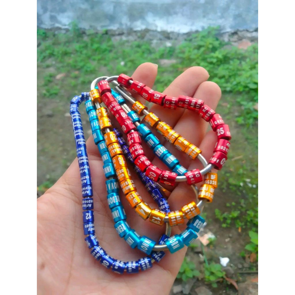 RING BURUNG CUSTOM BURUNG MURAI, PERKUTUT, KENARI, MERPATI, DLL MODEL LASER STANDARD