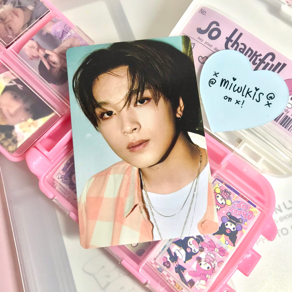 photocard haechan official: md binder ♡# merch nct dream hot sauce hotsa pc merchandise