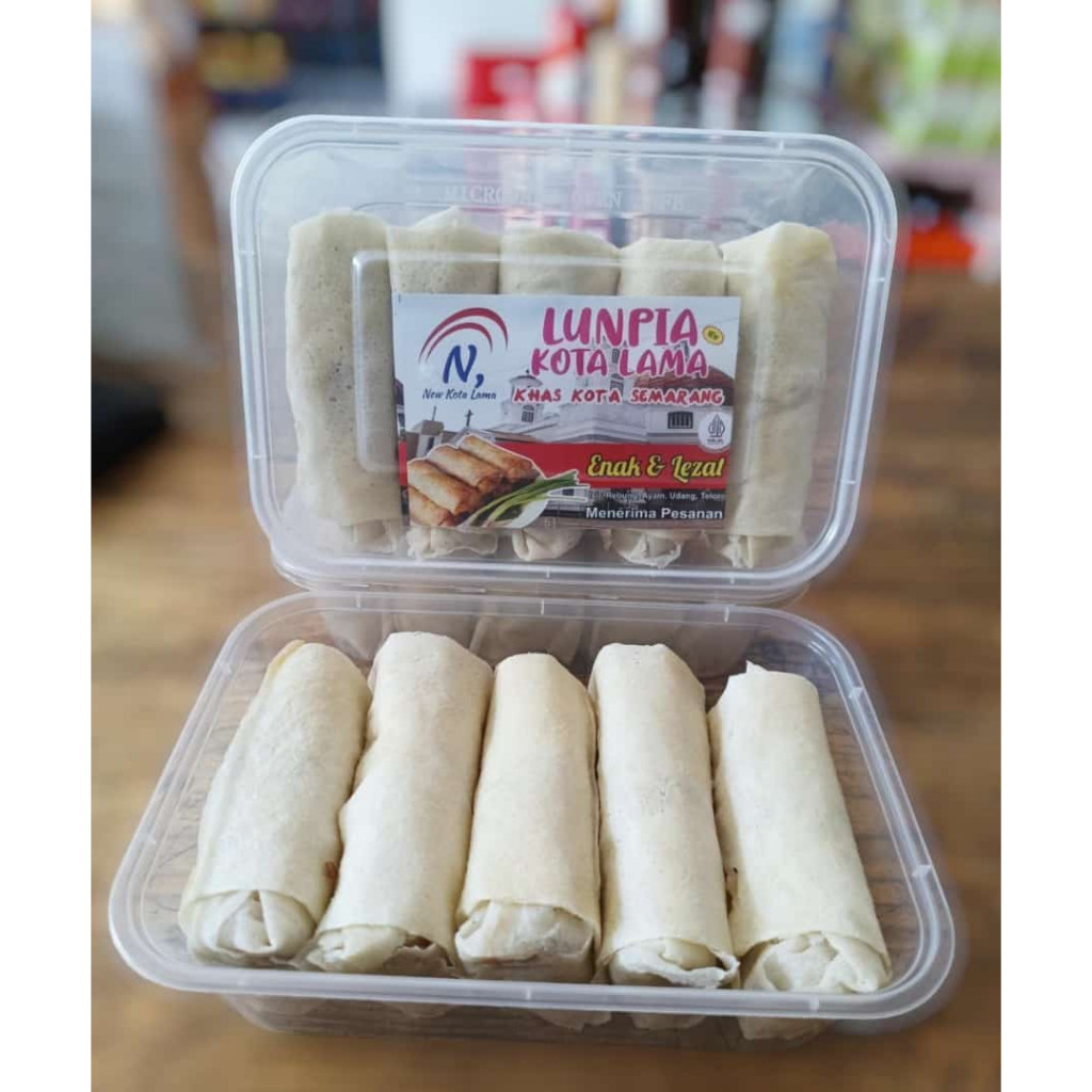 

Frozen food Lumpia Semarang rebung asli spring roll udang ayam telor