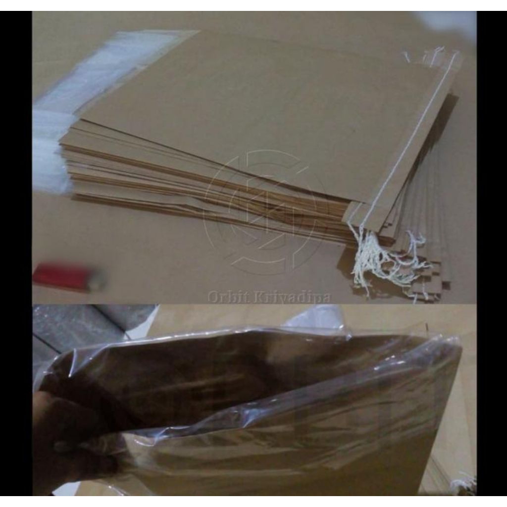 

Paper Sack Mini 5 Kg 7 Kg Karung Kertas Volume 7 Liter Kertas Kraft Plastik PE Foodgrade