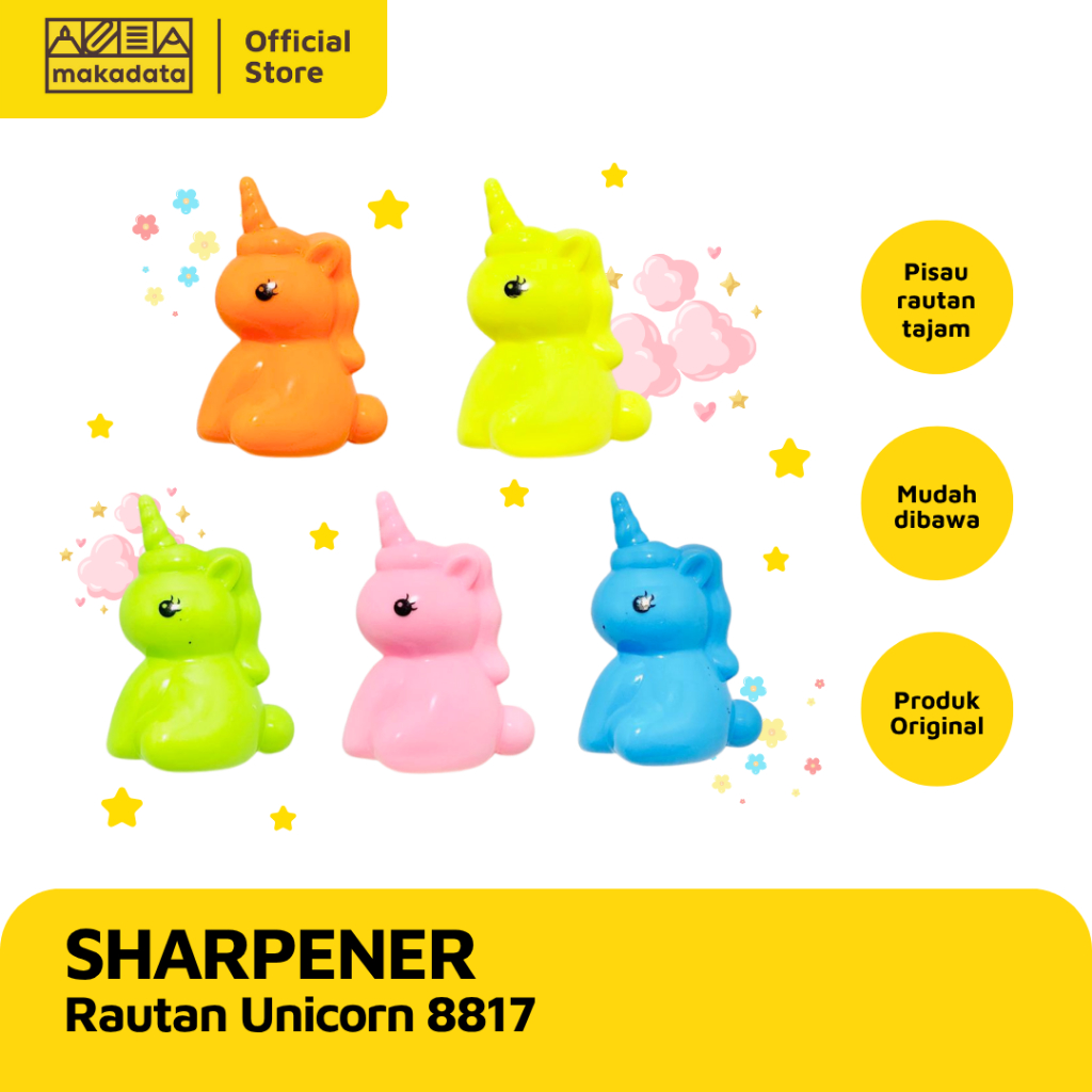

RAUTAN / SHARPENER UNICORN 8817 (1 PCS) MURAH