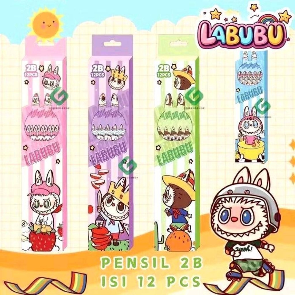 

Pensil Kayu 2B Karakter Lucu Isi 12Pcs Stationery dengan Desain Unik dan Menarik untuk Pengguna