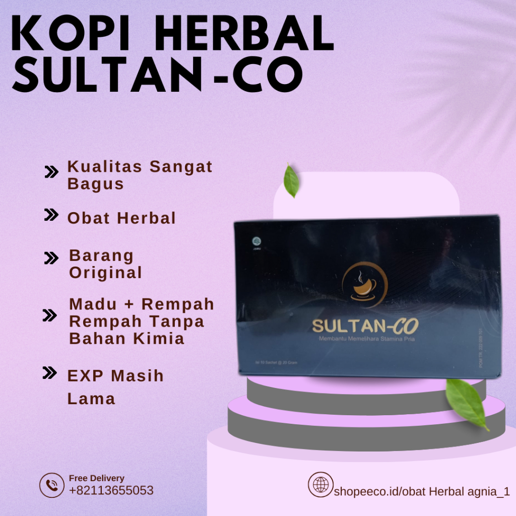 

Kopi Herbal Kopi Sultan Co 100% Kopi Murni Bisa Cod Kopi Stamina Pria Tahan Lama 100% Original BPOM