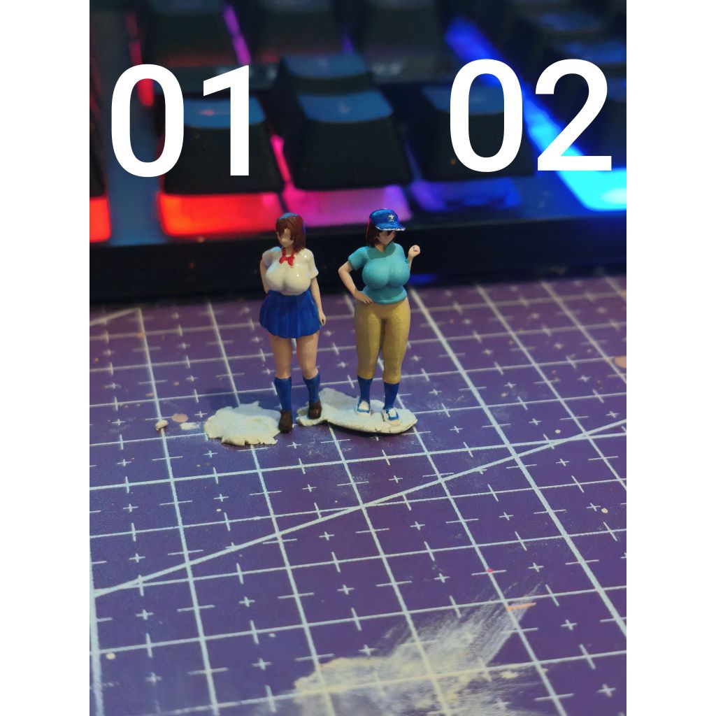 figure anime 1/64 golongan 4