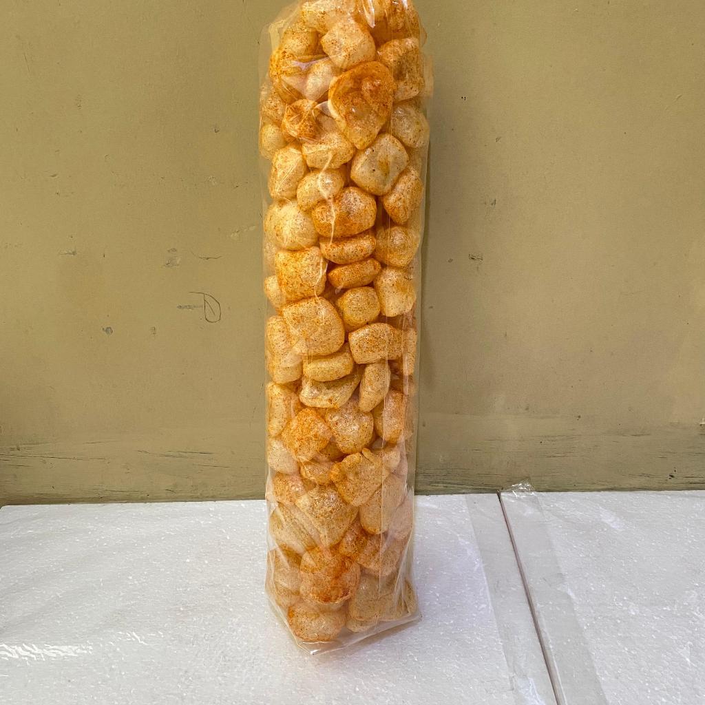 

Forcysn Cemilan Kerupuk Kulit Sapi Pedas Daun Jeruk Halal