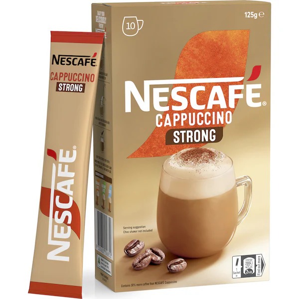 

Nescafe Cappuccino Strong 10 Serves 125 gram