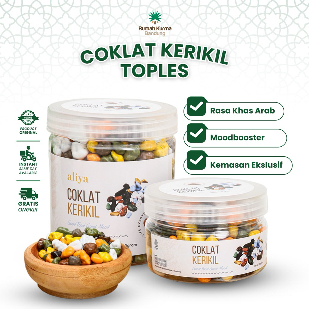 

Coklat Batu Kerikil Arab Original Cokelat Susu Krikil Toples Oleh Oleh Haji dan Umroh Aliya