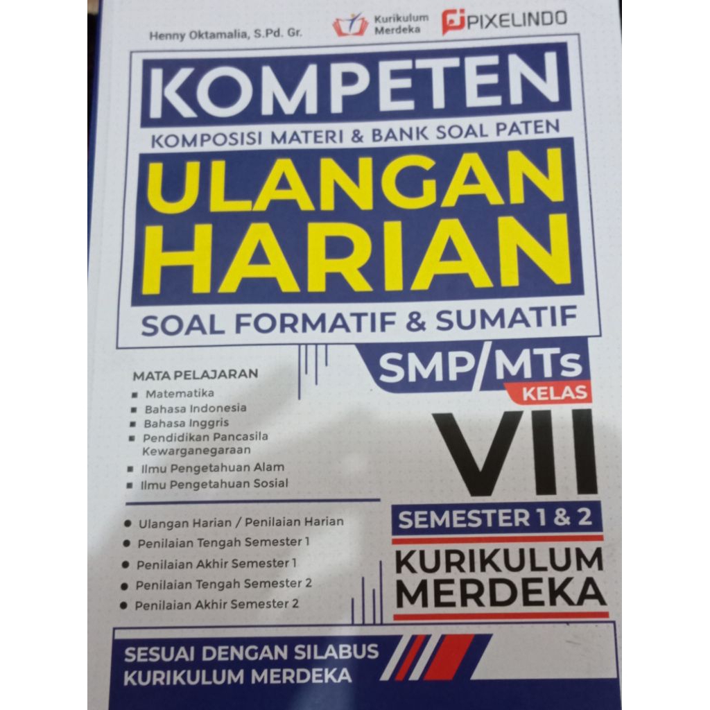 Buku latihan soal smp kelas VII