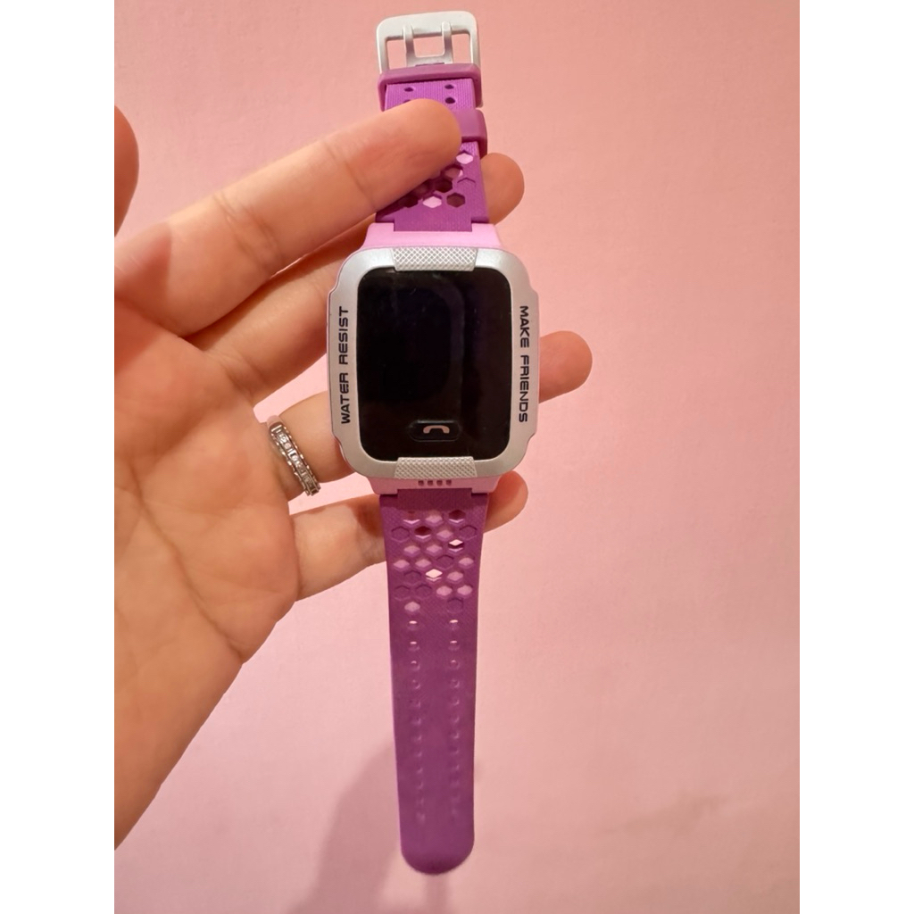 second imoo watch Phone Y1 Pink Jam anak pintar