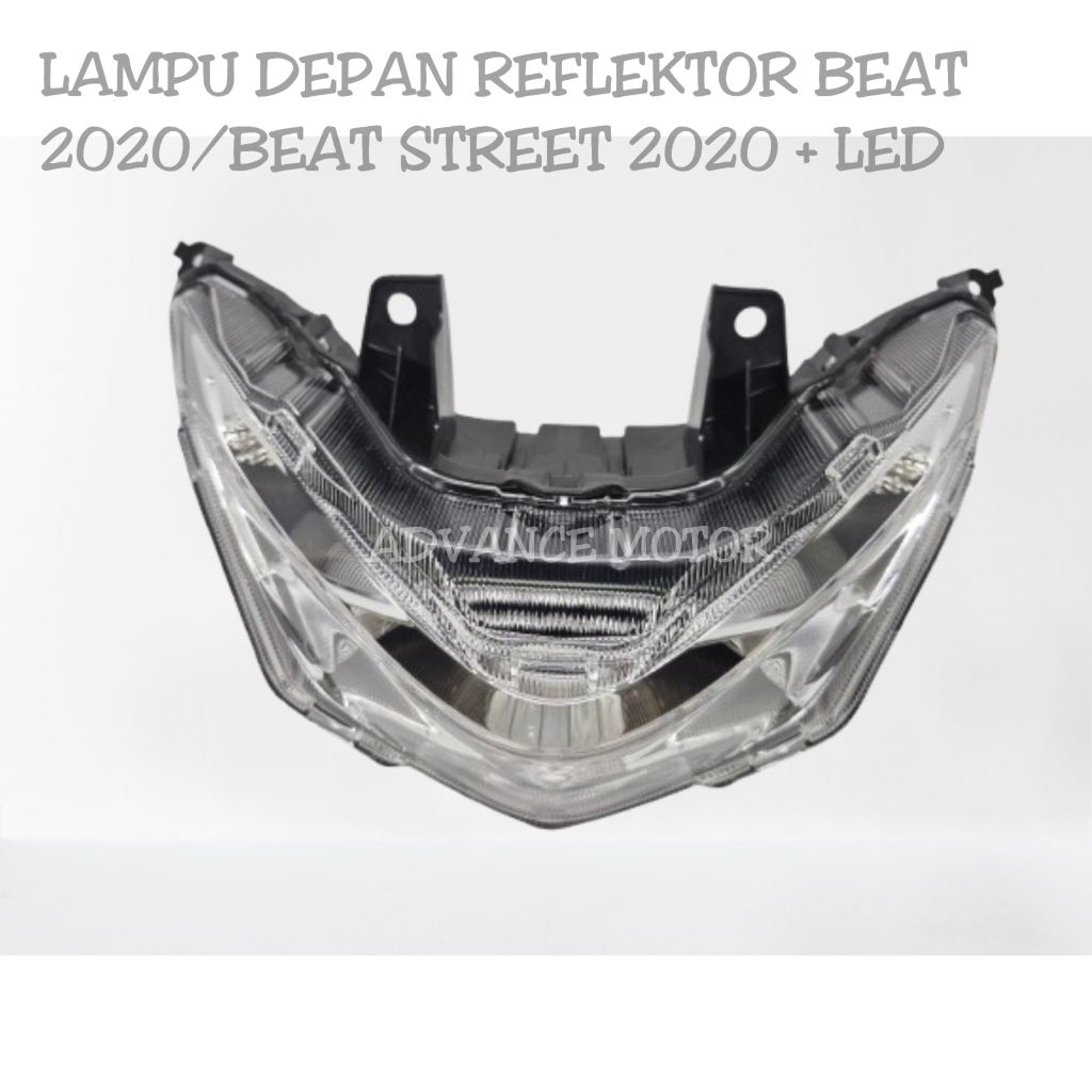 LAMPU DEPAN REFLEKTOR BEAT 2020/BEAT STREET 2020 + LED ORIGINAL WIN