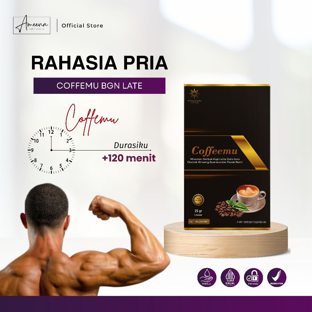 

[Diskon] BGN COFFEMU KOPI STAMINA PRIA AMAN 100% BPOM