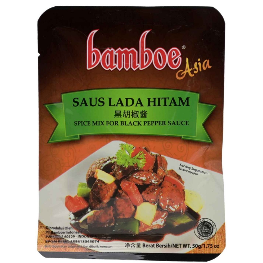 

BAMBOE BUMBU SAUS LADA HITAM 50G