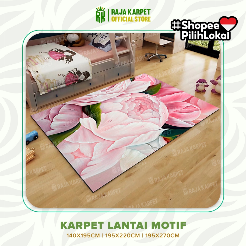 RAJA - (145-160) Karpet Lantai Bulu Halus Jumbo Karpet Ruang Tamu Karpet Lantai Premium Anti Slip