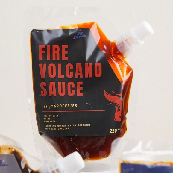 

Saos Saus Fire Volcano Halal Sauce 250ml