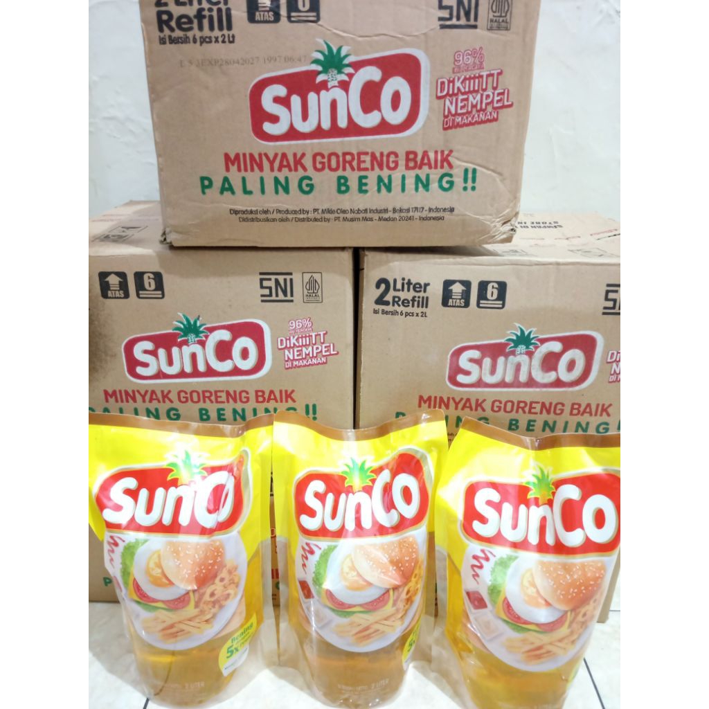 

Minyak Goreng SUNCO 2Lx6Pouch 1Dus