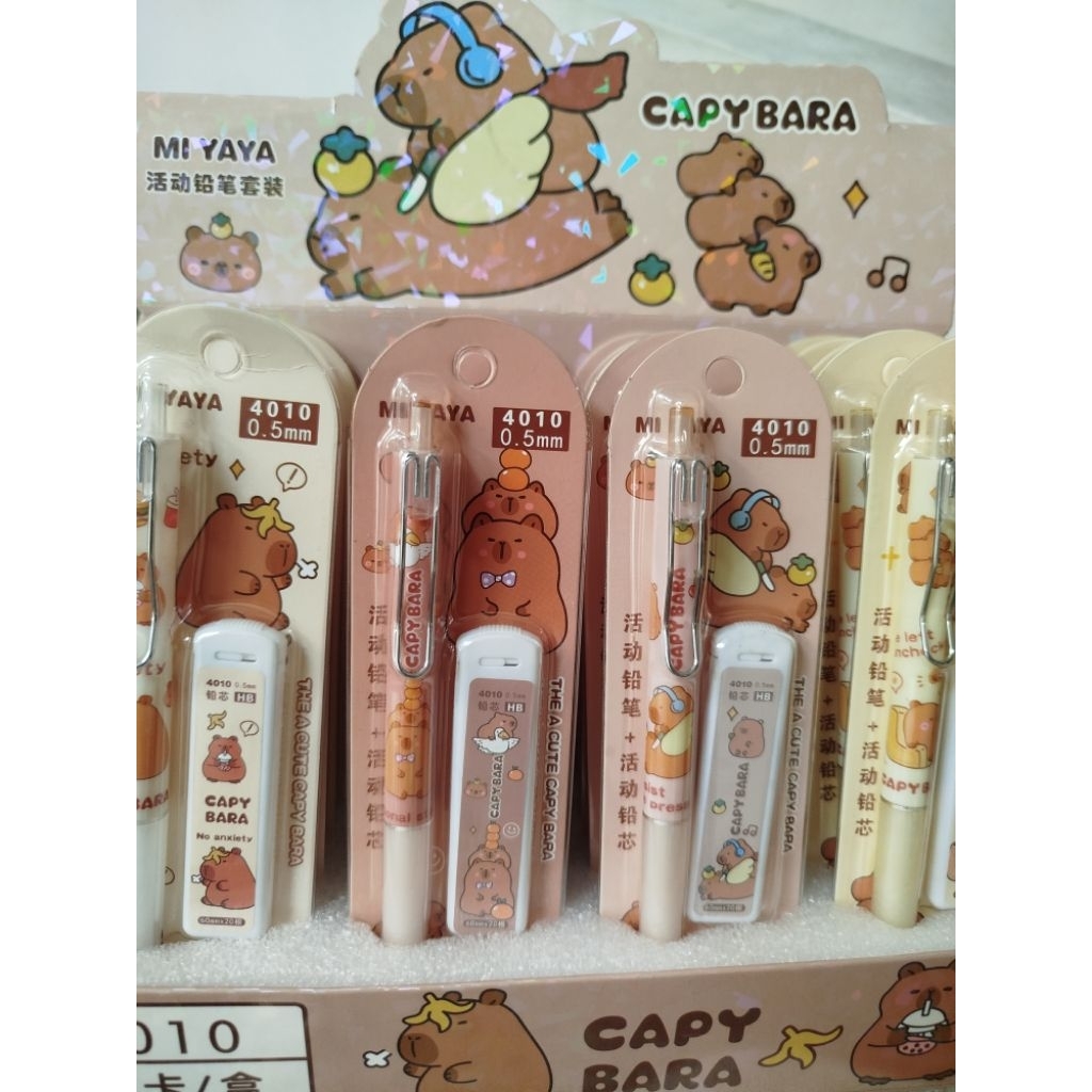 

Pensil Mekanik dan Refill 0.5mm Capybara || Pensil Mekanik