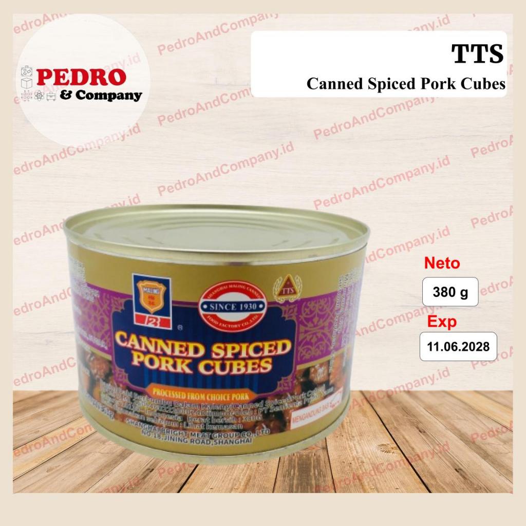 

B2 Canned Spiced Pork Cubes 380 gram daging kaleng babi